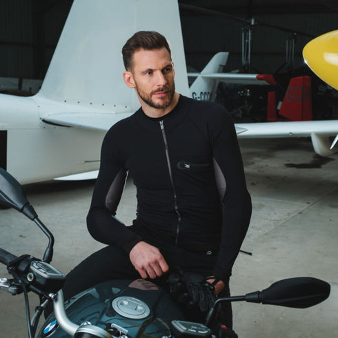 Knox Mens Action Armoured Motorcycle Shirt